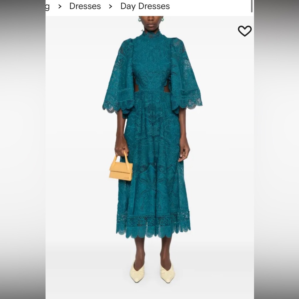 Farm Rio Guipure Midi Dress